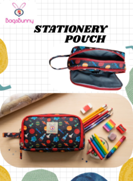 Stationery Pouch-2 Zip space