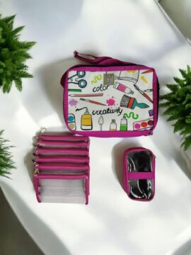 Art Organizer Bag- Pink