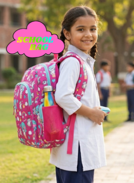 Backpack - small pink unicorn