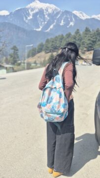 Backpack for Daily use and travel- Leaf print