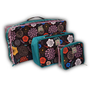 Wardrobe organizer - Pack of 3 - floral print