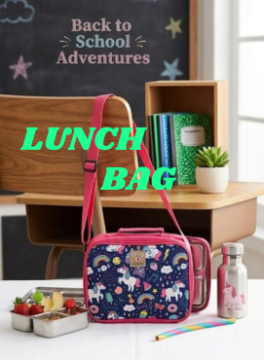 Mini Travel Tiffin Bag- unicorn