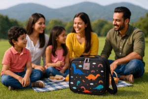 Mini Travel Tiffin Bag- Dinosaur