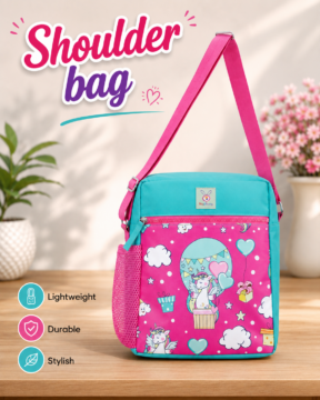Shoulder Bag-Unicorn Dark Pink