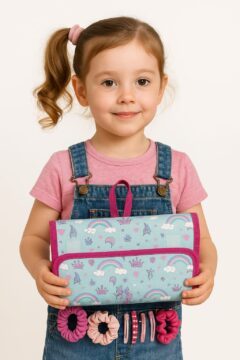 Foldable Toiletry Bag- Unicorn