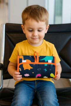 Foldable Toiletry Bag-Dino