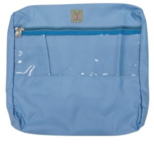 Flat Saree Cover With Partition-Sky Blue