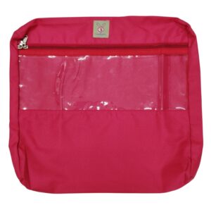 Flat Saree Cover With Partition-Red