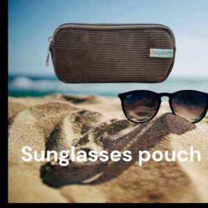 Sunglass Pouch- Dark Brown