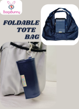 Foldable Grocery Bag-Blue
