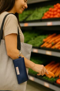 Foldable Grocery Bag-Blue