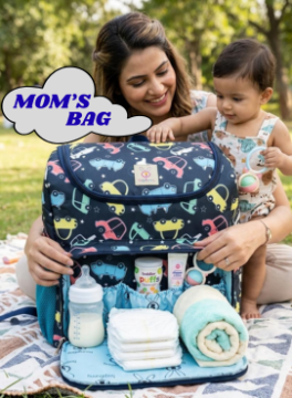 Mom's Bag / Diaper Bag-Car print
