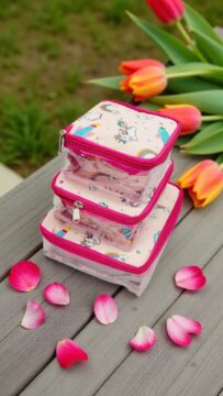 Pack of 3 Multi-Purpose Storage Cube- Unicorn