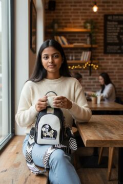 Hand-Embroidered Mini Bag