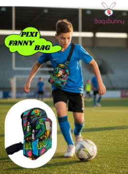 Pixi Fanny Bag- Football Print