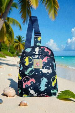 Pixi Fanny Bag- Car Print