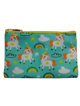 Multipurpose zipper pouch-unicorn
