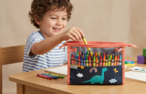 Mino Pouch-Dinosaur Print