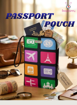 Passport Pouch seven wonders of the world