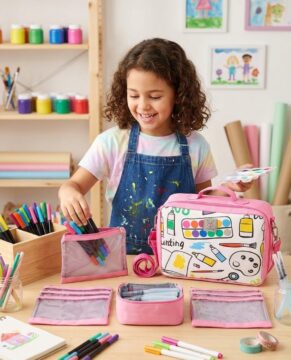 Art Organizer Bag- Pink