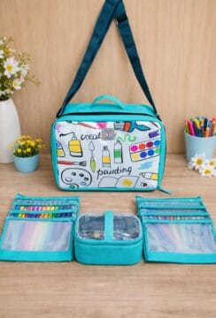 Art Organizer Bag- Sea Green