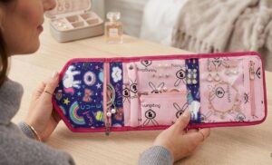 Foldable Jewellery Travel Organizer-Unicorn