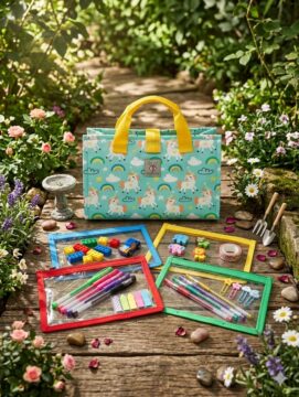 Busy Bag -Unicorn Sea green