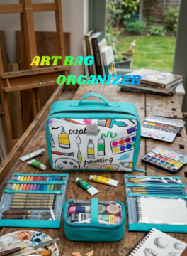 Art Organizer Bag- Sea Green