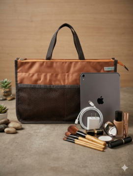 Tote Bag Organizer-Rust