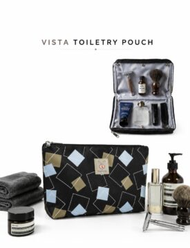 Vista Toiletry Pouch - Black