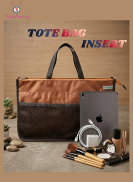 Tote Bag Organizer-Rust