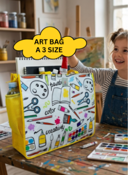 Art or Drawing bag A3 size - Creative print