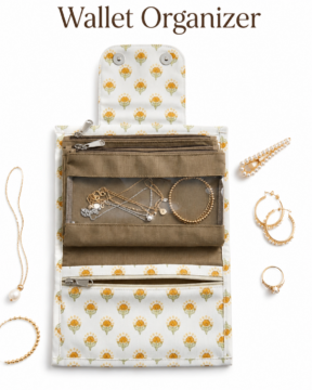 Wallet Organizer-Flower