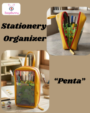 Penta Pens Organizer pouch-Yellow