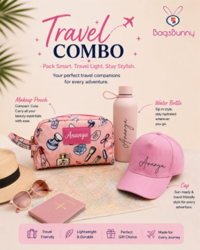 Travel Pouch Combo - Hamper ( Only Travel pouch is included in the base price)