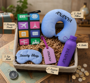 Passport Hamper - Purple (Base Price Includes only Passport Pouch)
