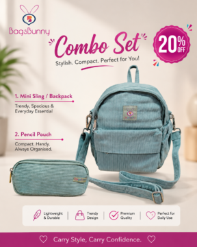 Corduroy Sling Bag + FREE Sunglass Pouch