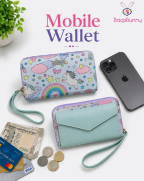Mobile Wallet-Unicorn print