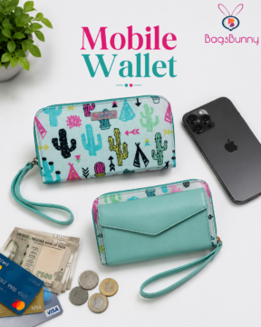 Mobile Wallet-Cactus print