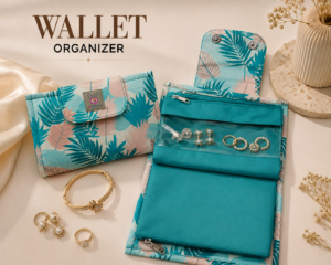 Wallet Organizer-Leaf print