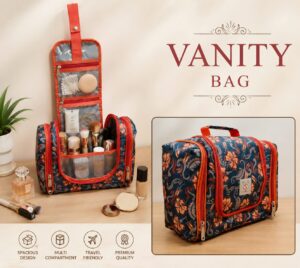 Bloom Vanity Bag-Flower print