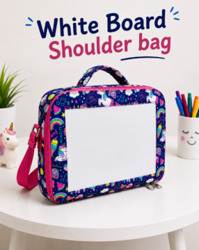 White Board Shoulder Bag Unicorn